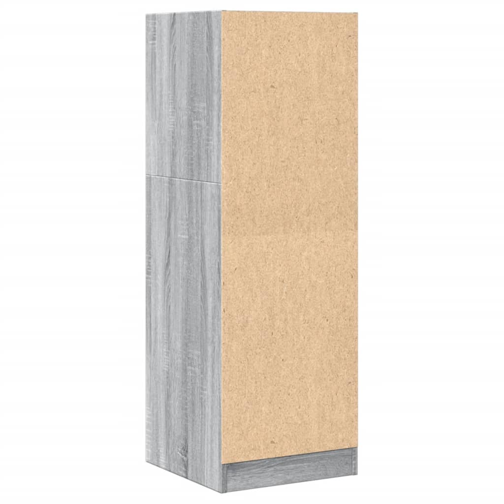 Armário boticário 40x41x118 cm deriv. madeira cinzento sonoma