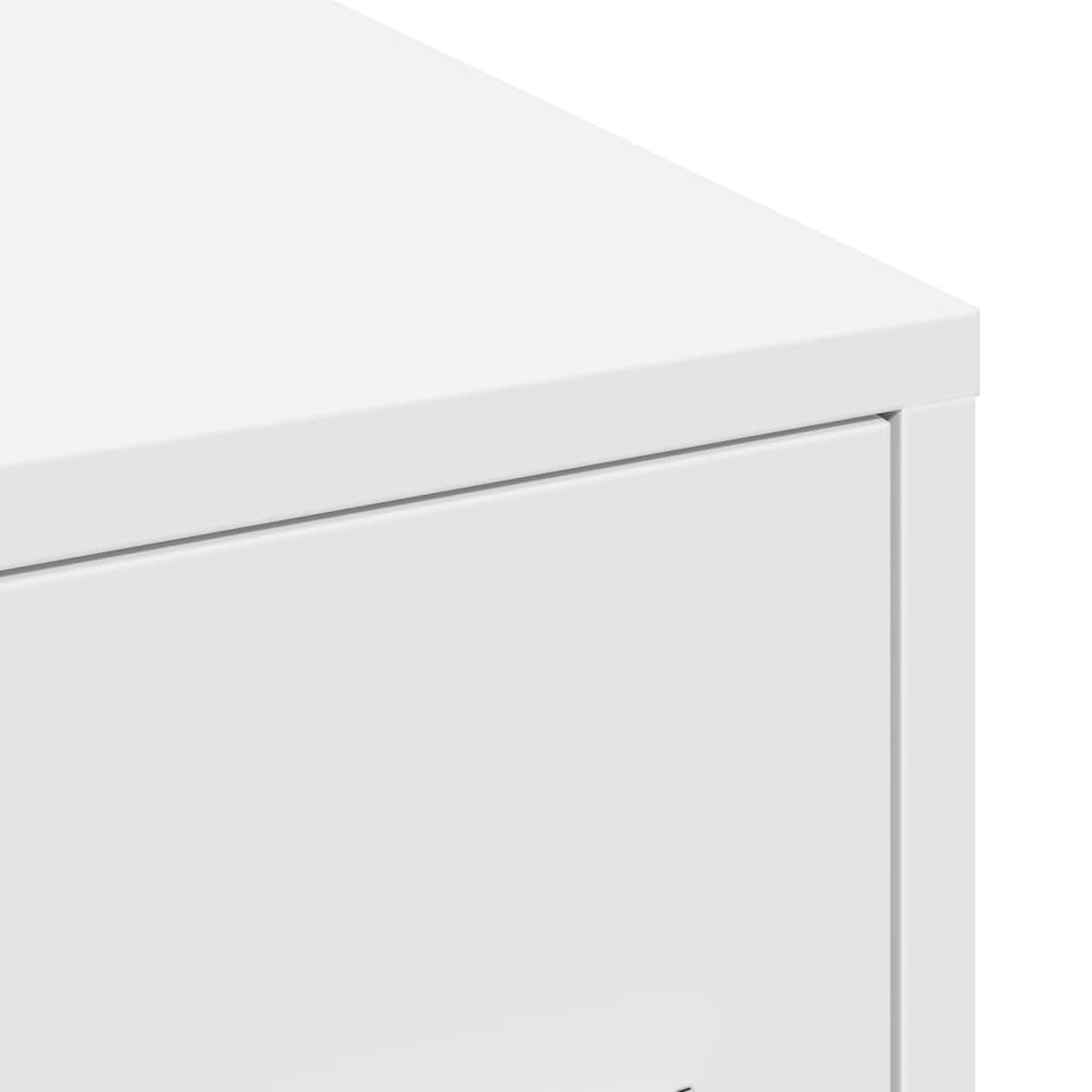 Armário de Casa de Banho  estreito com rodas derivados de madeira branco