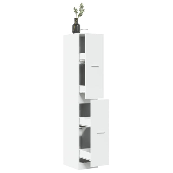 Armário boticário 30x41x174,5 cm derivados de madeira branco