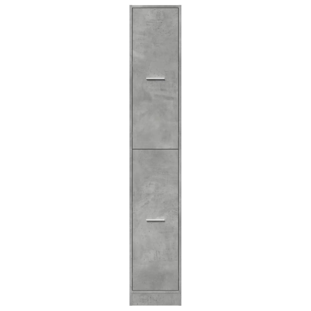 Armário boticário 30x41x174,5cm derivados madeira cinza cimento