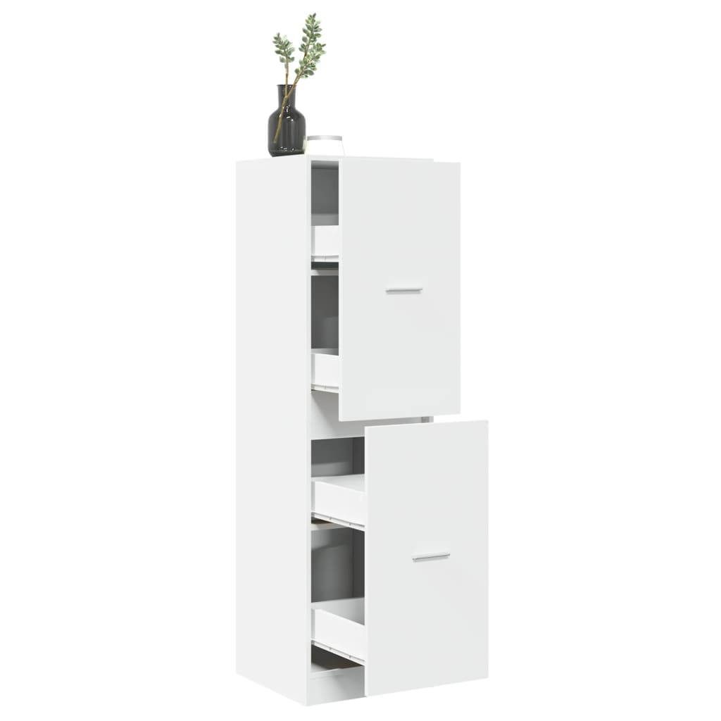 Armário boticário 40x41x144,5 cm derivados de madeira branco