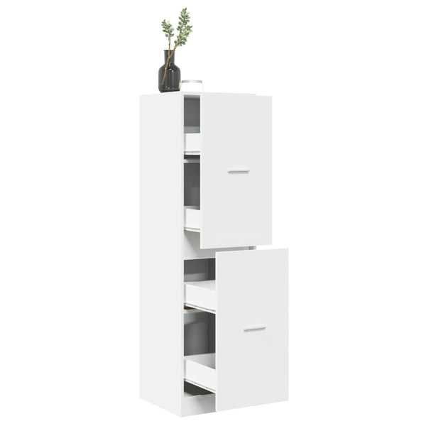 Armário boticário 40x41x144,5 cm derivados de madeira branco