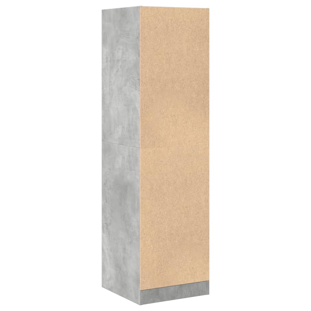 Armário boticário 40x41x144,5cm derivados madeira cinza cimento