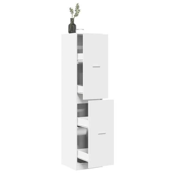 Armário boticário 40x41x174,5 cm derivados de madeira branco