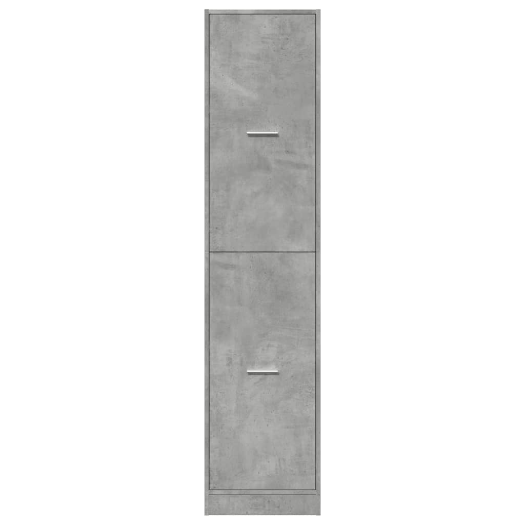 Armário boticário 40x41x174,5cm derivados madeira cinza cimento