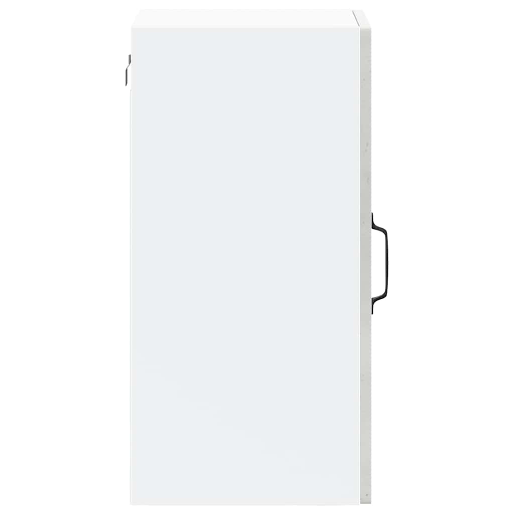 Armário de parede de cozinha porta vidro Lucca cinzento cimento