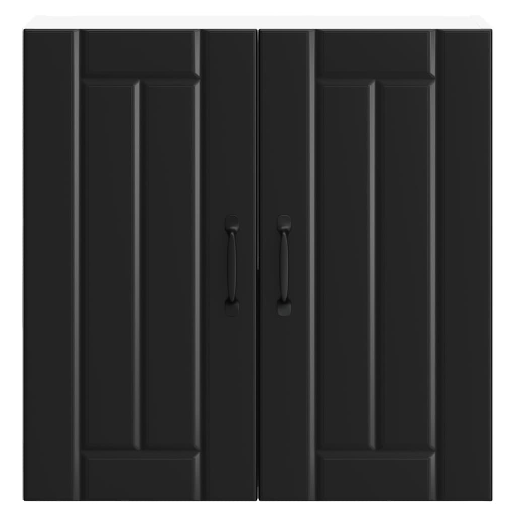 Armário de parede da cozinha Lucca derivados de madeira preto