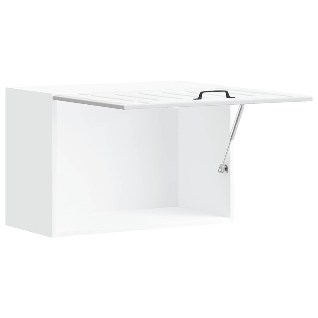 Armário de parede da cozinha Lucca derivados de madeira branco