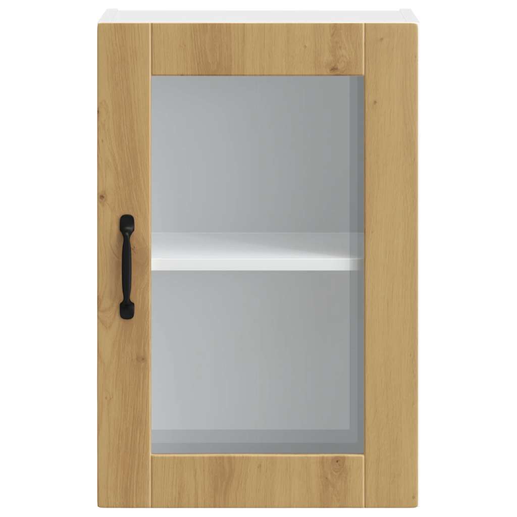 Armário de parede cozinha porta vidro Porto carvalho artesanal