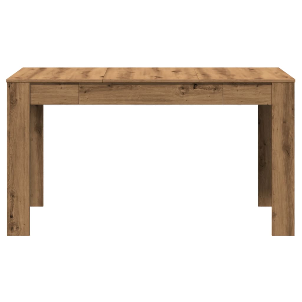 Mesa de jantar 140x74,5x76 cm deriv madeira carvalho artisiano