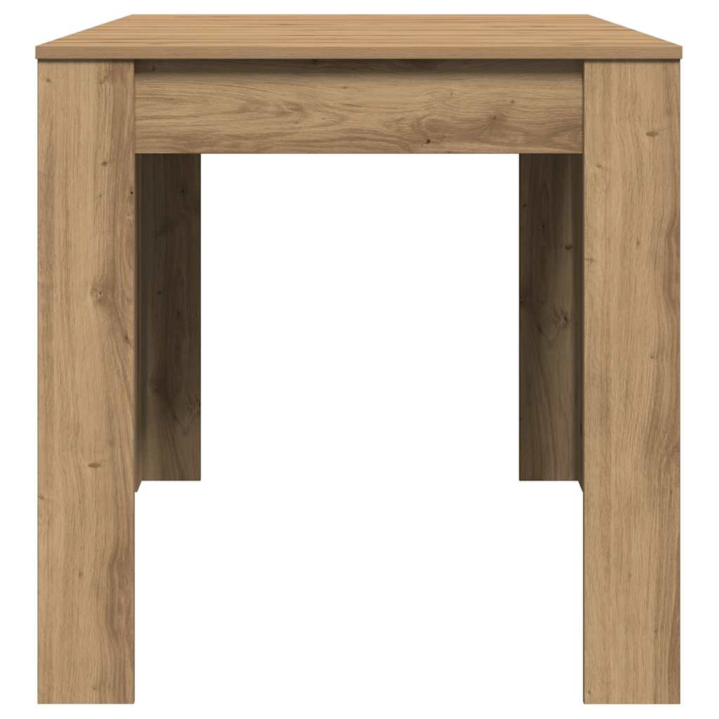 Mesa de jantar 140x74,5x76 cm deriv madeira carvalho artisiano