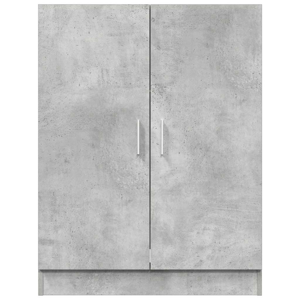 Armário sanita/máquina de lavar 70,5x71,5x91,5 cm cinzento-cimento