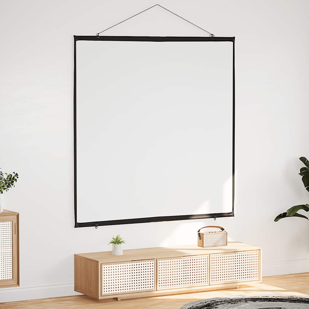 Tela de projeção parede suspensa 89" 1:1