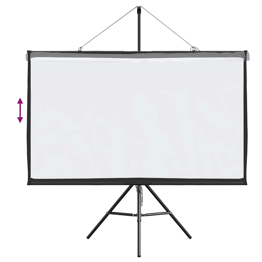 Tela de projeção com tripé 72" 16:9
