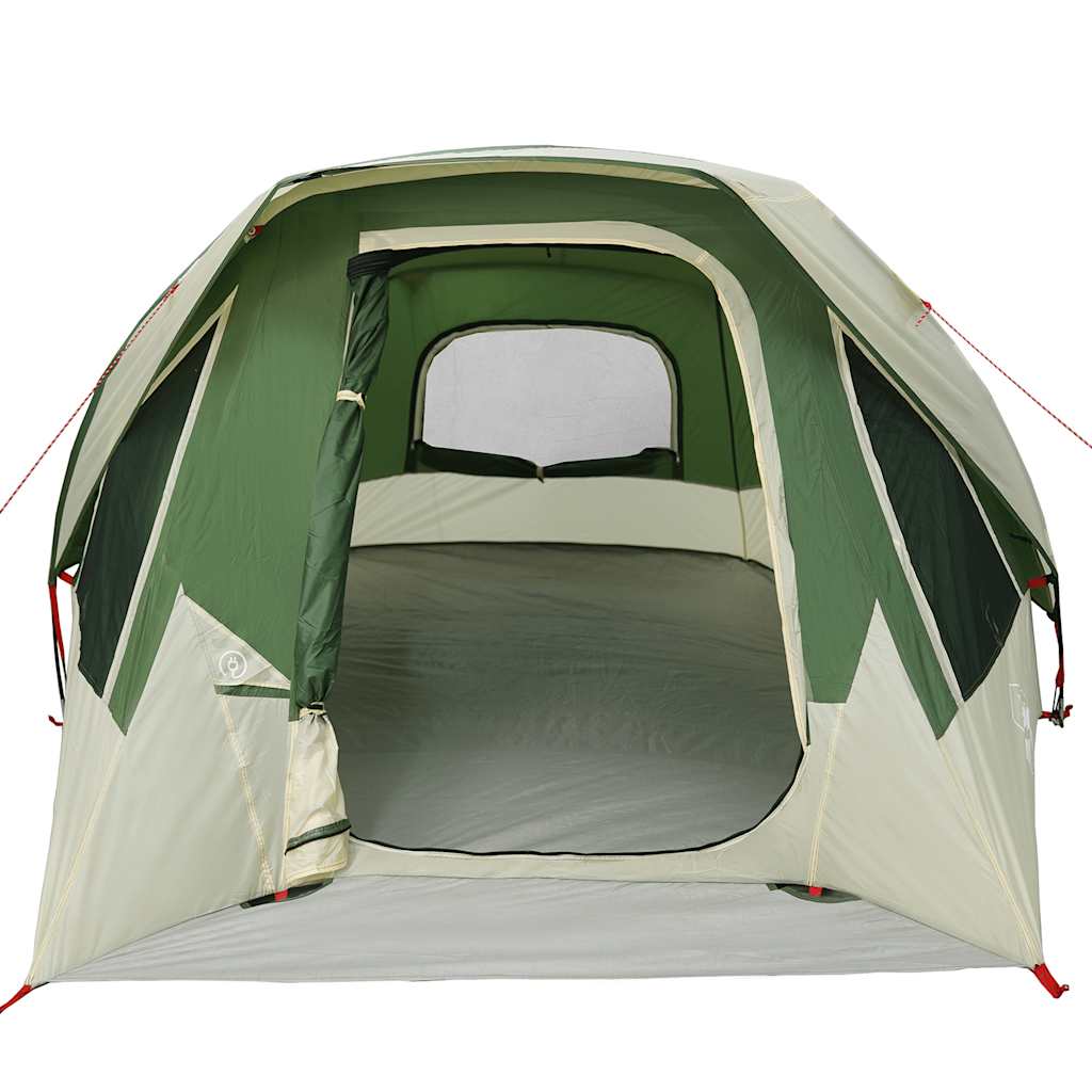 Tenda de campismo cabana para 4 pessoas impermeável verde