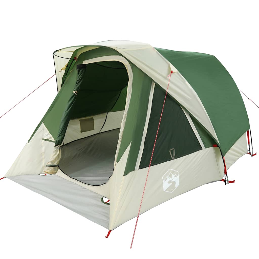 Tenda de campismo cabana para 4 pessoas impermeável verde