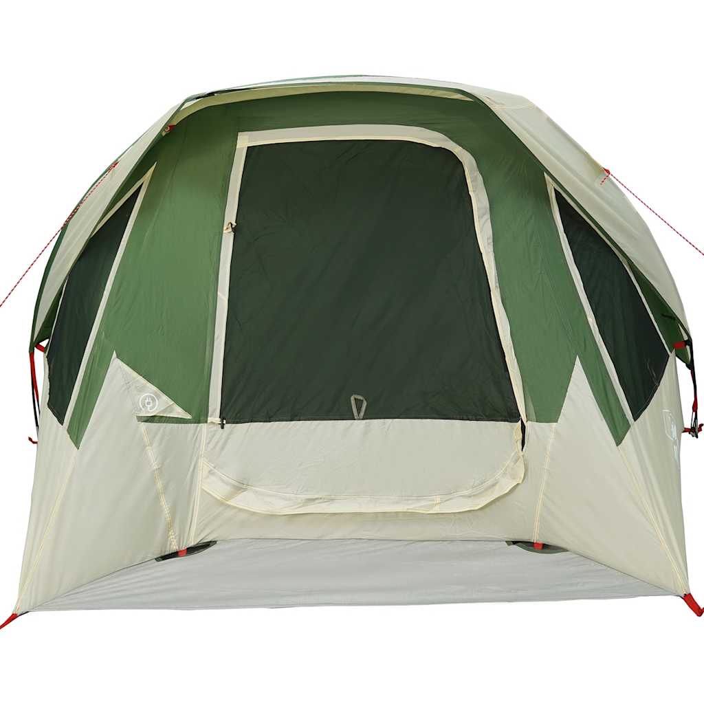 Tenda familiar estilo cabana para 6 pessoas impermeável verde