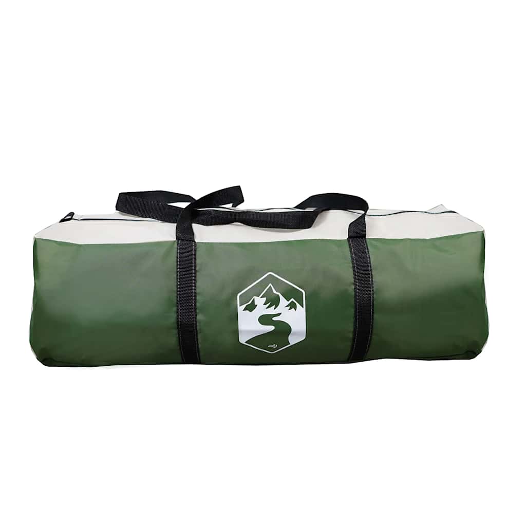 Tenda familiar estilo cabana para 6 pessoas impermeável verde