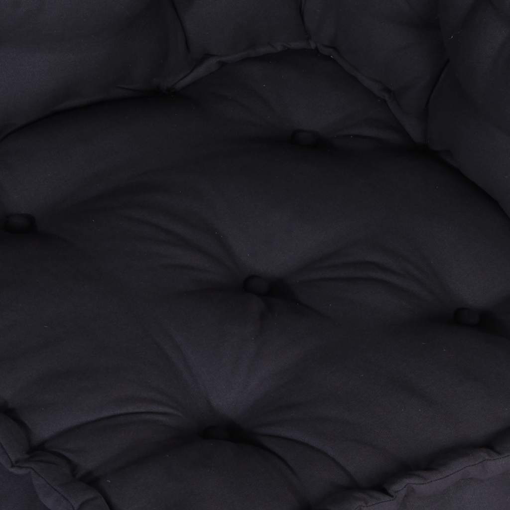 Pufe modular 70x70x54 cm tecido antracite