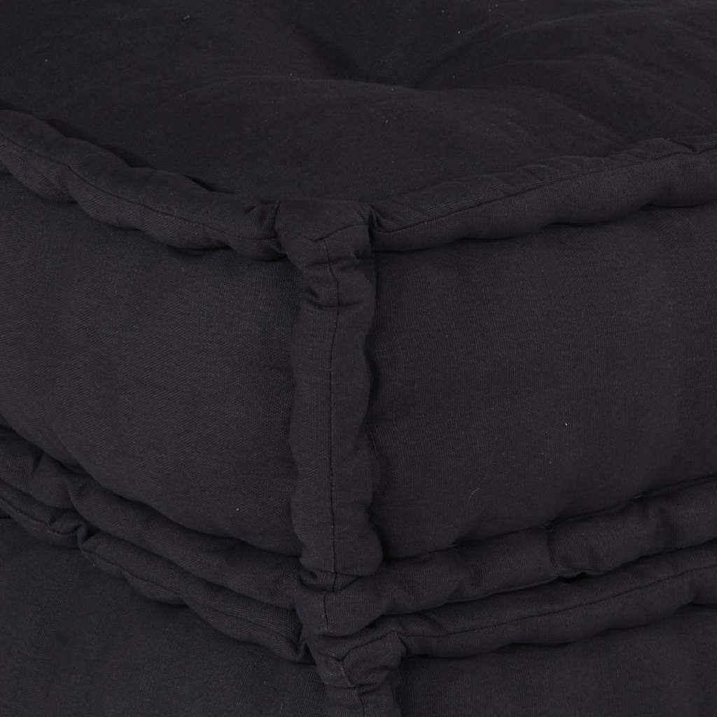 Pufe modular 70x70x54 cm tecido antracite