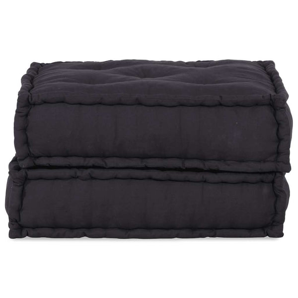 Pufe modular 70x70x36 cm tecido antracite
