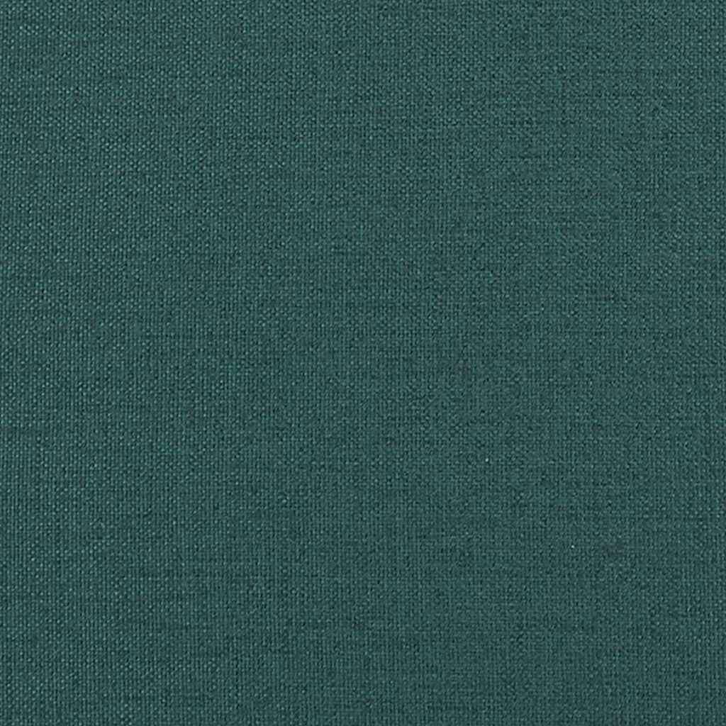 Sofá modular com pufes e almofadas verde-escuro