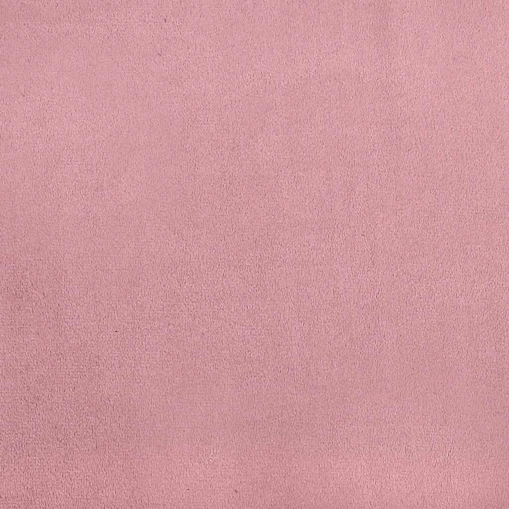 Sofá modular com pufes e almofadas rosa