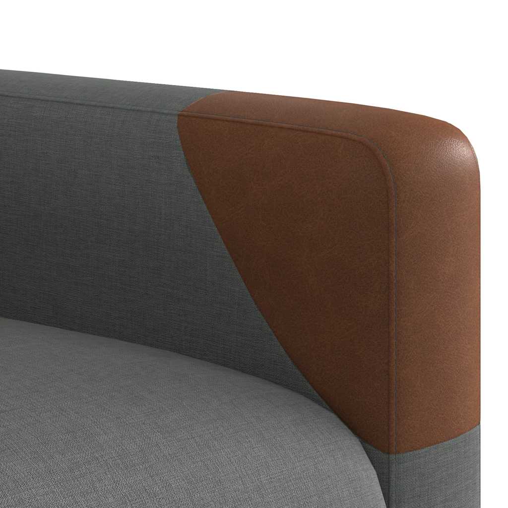 Poltrona elevatória de massagens tecido cinzento-escuro