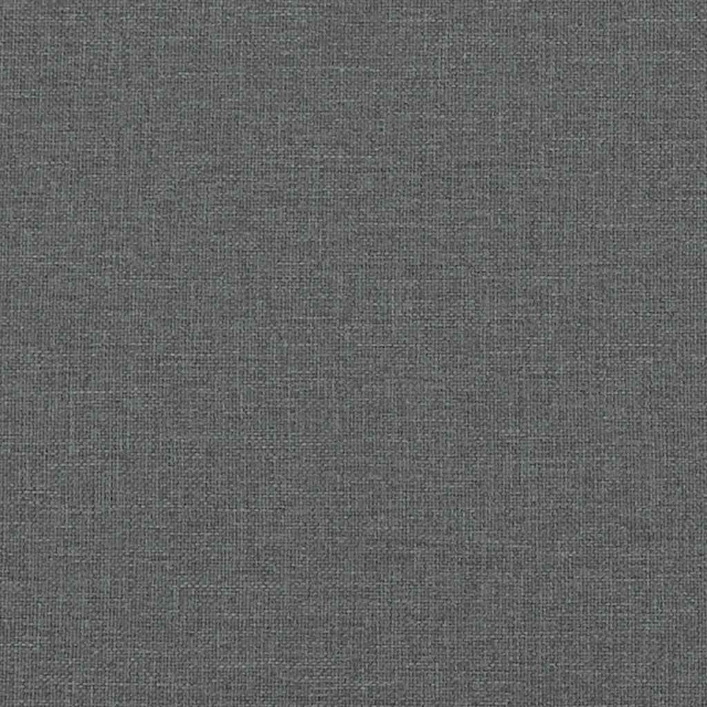 Módulo de pufe modular para sofá cinza escuro 100x100x48 cm