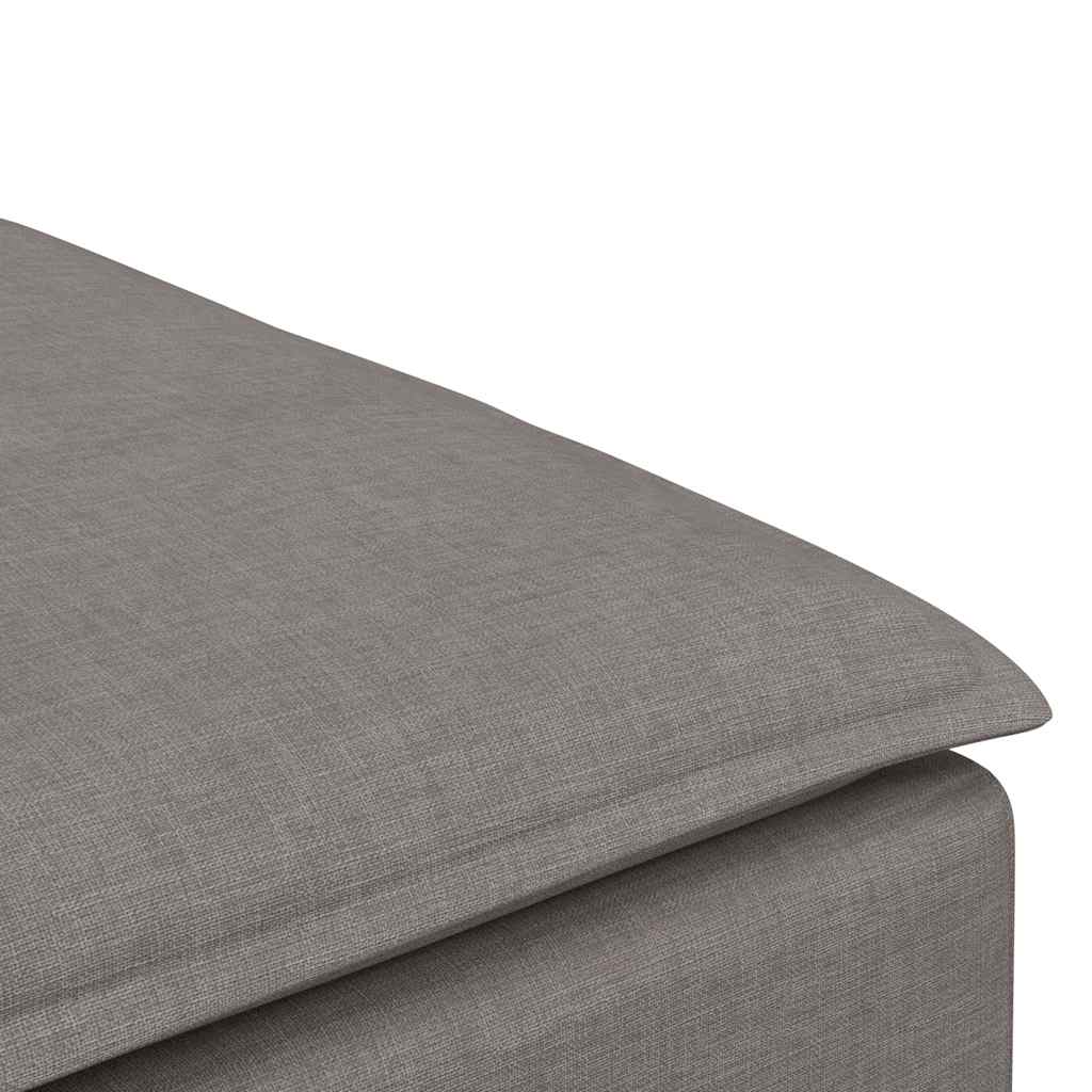 Módulo de pufe modular para sofá Taupe 100x100x48 cm