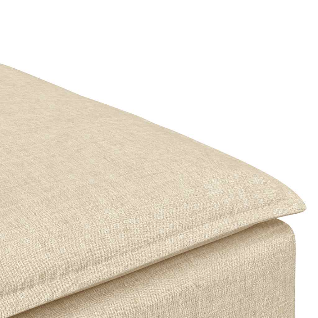 Sofá Modular Pufe Módulo Creme 100x100x48 cm