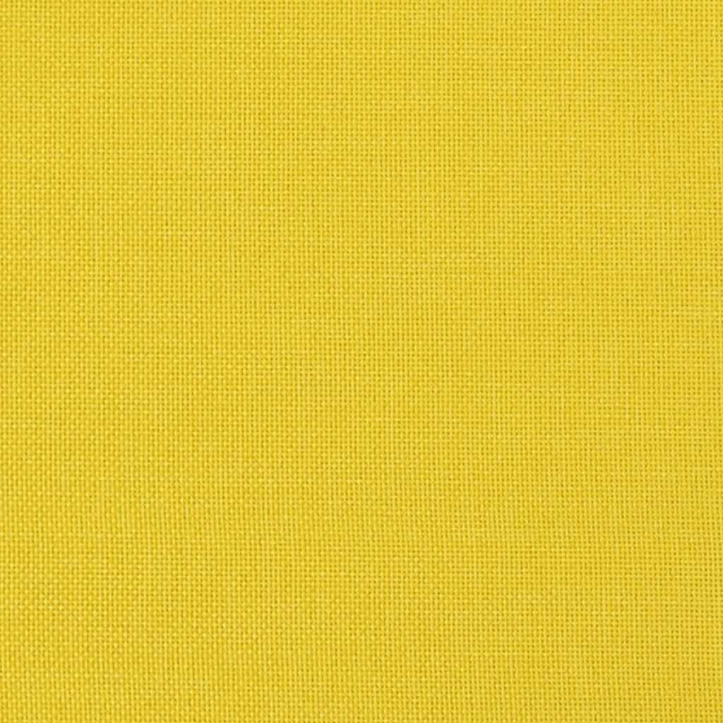 Sofá Modular Pufe Módulo Amarelo Claro 100x100x48 cm
