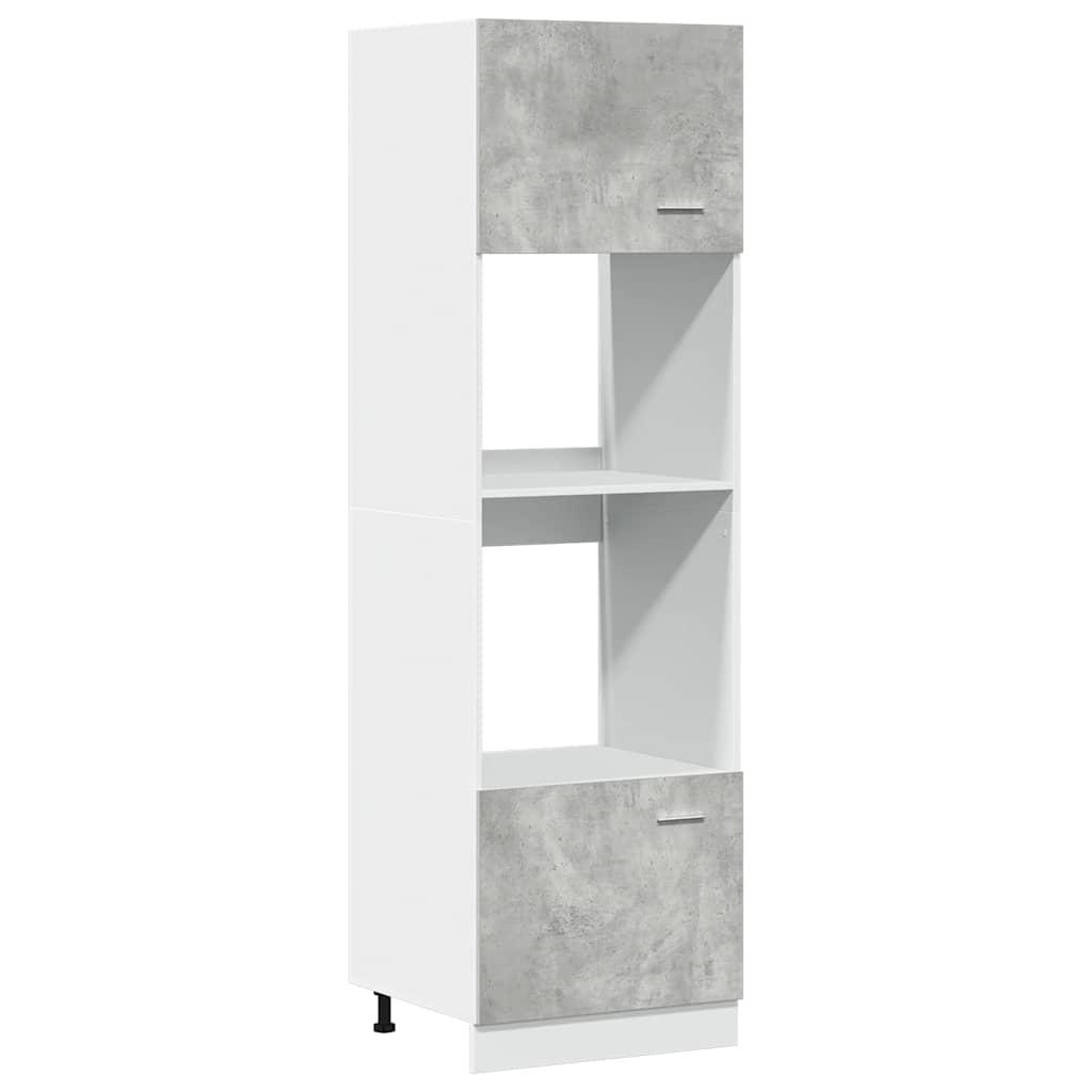 7 pcs conj. móveis casa banho “Lyon” cinza cimento