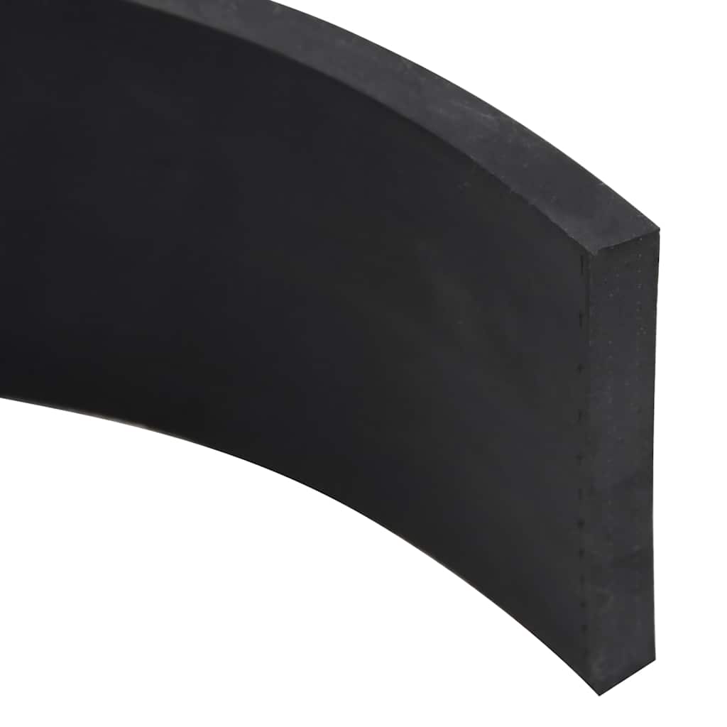 Borda de borracha para limpa-neves 250x8x1 cm preto