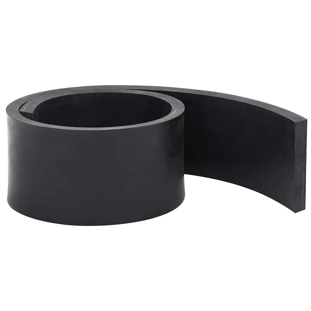 Borda de borracha para limpa-neves 100x10x1 cm preto