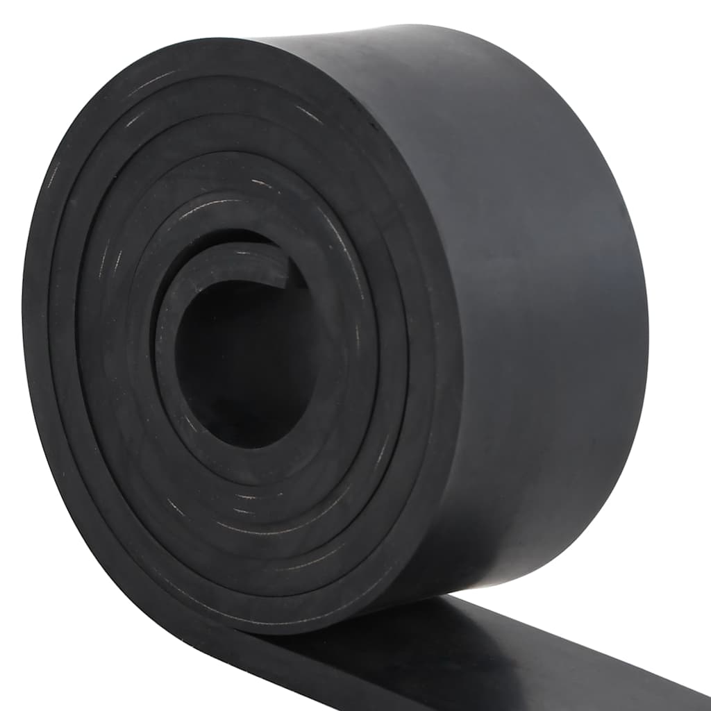 Borda de borracha para limpa-neves 250x10x1 cm preto