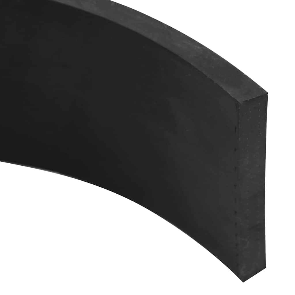 Borda de borracha para limpa-neves 250x10x1 cm preto