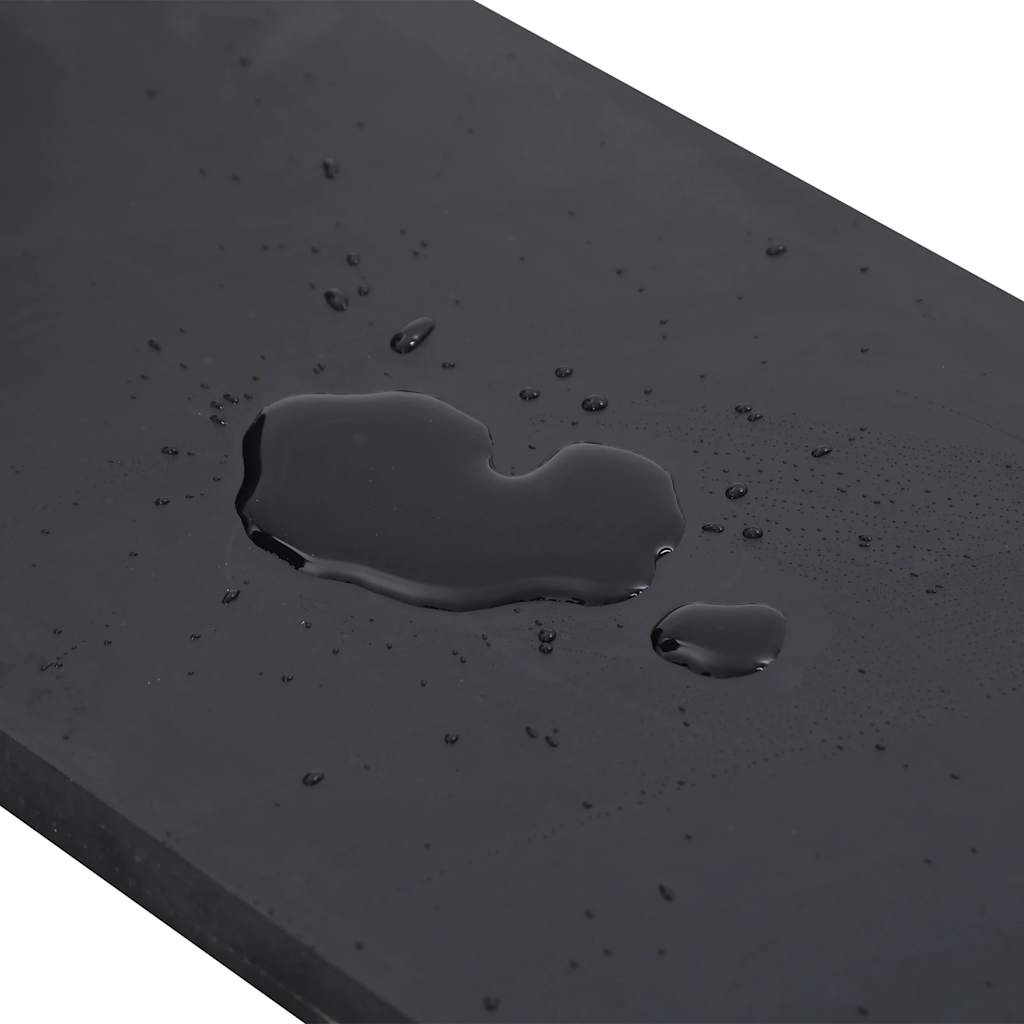 Borda de borracha para limpa-neves 250x15x1 cm preto