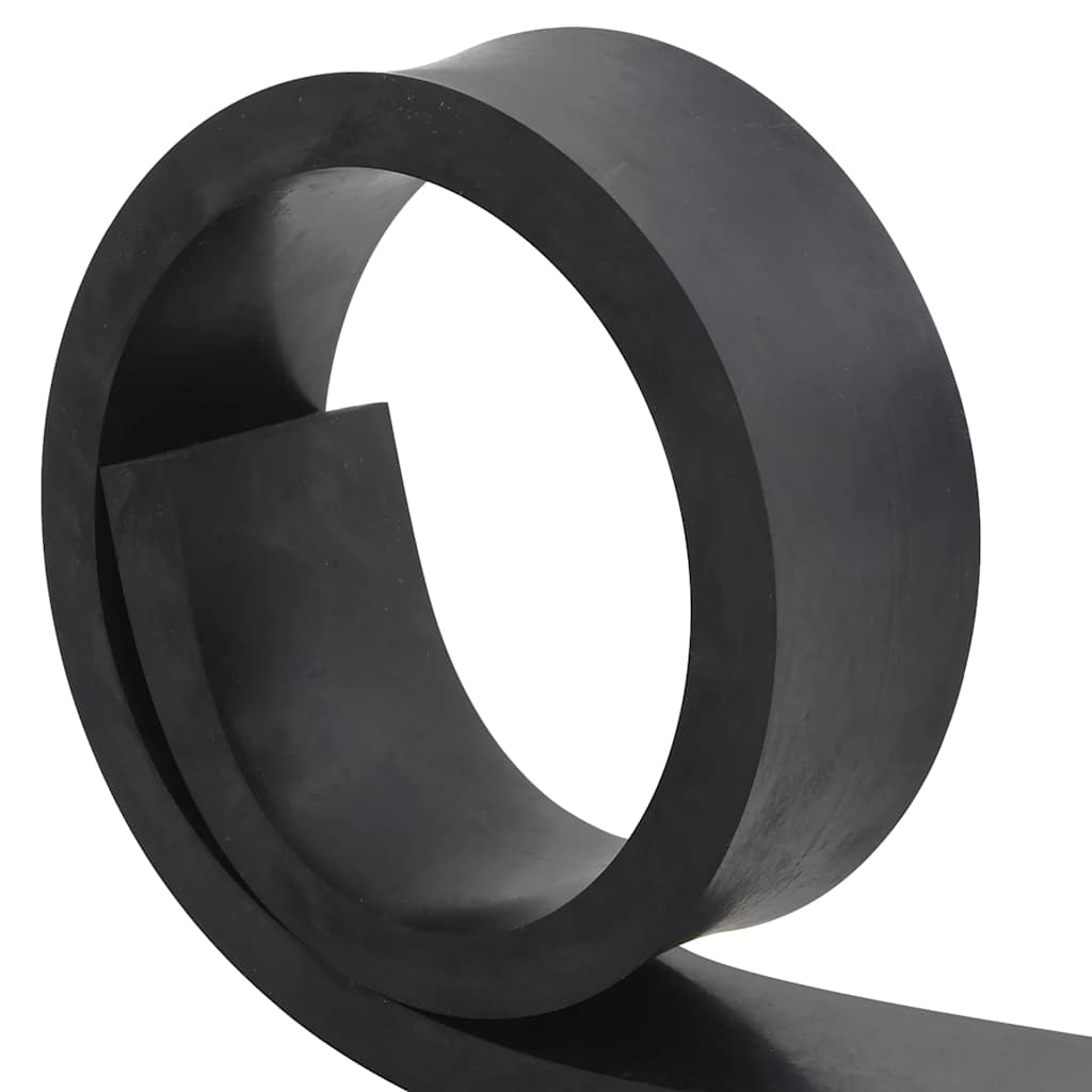 Borda de borracha para limpa-neves 120x8x2 cm preto