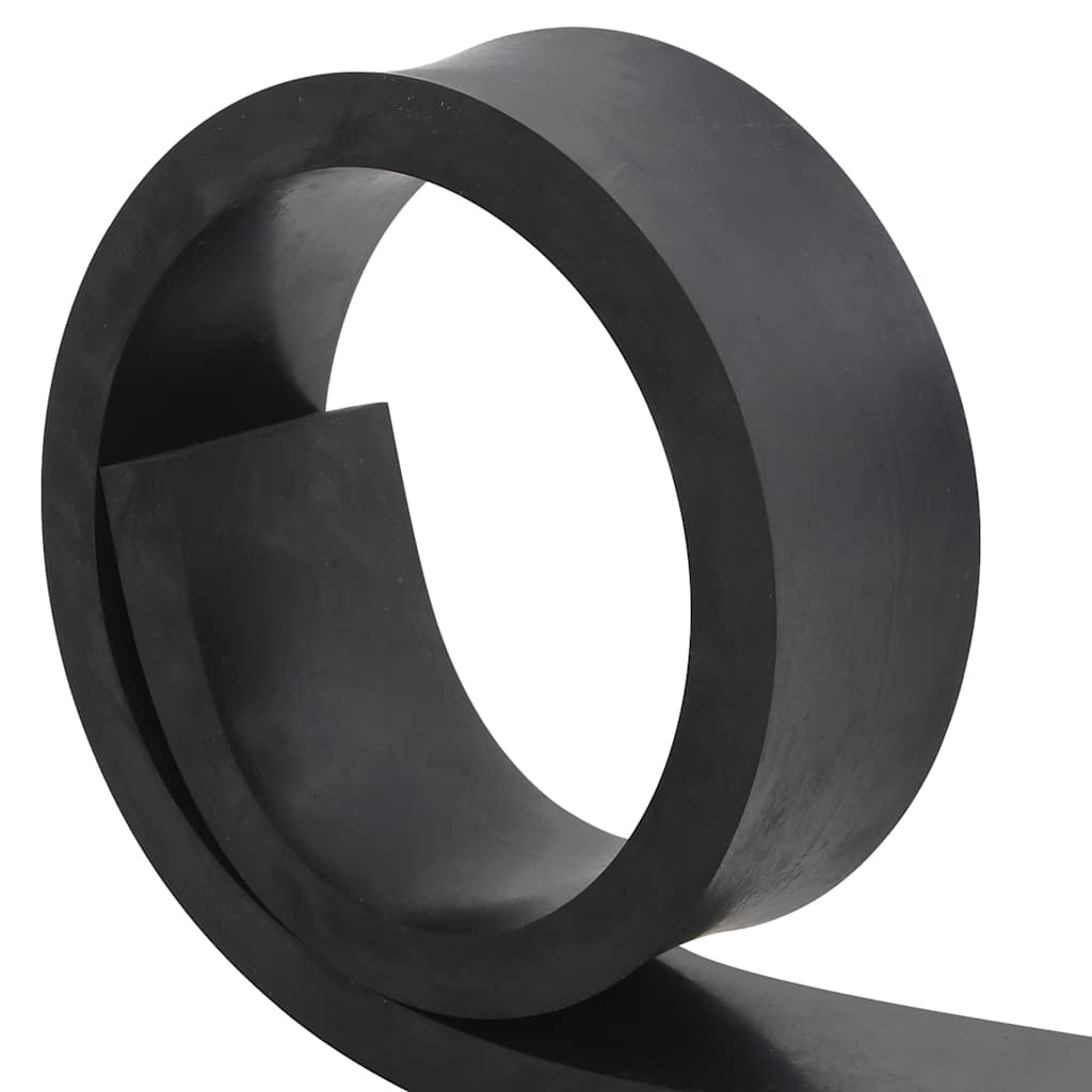 Borda de borracha para limpa-neves 120x10x2 cm preto