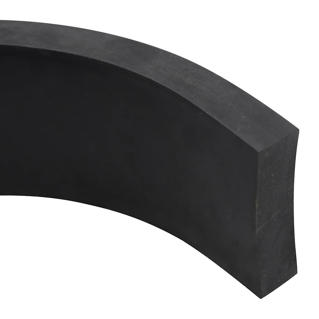 Borda de borracha para limpa-neves 250x10x2 cm preto