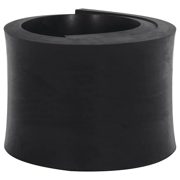 Borda de borracha para limpa-neves 100x15x2 cm preto