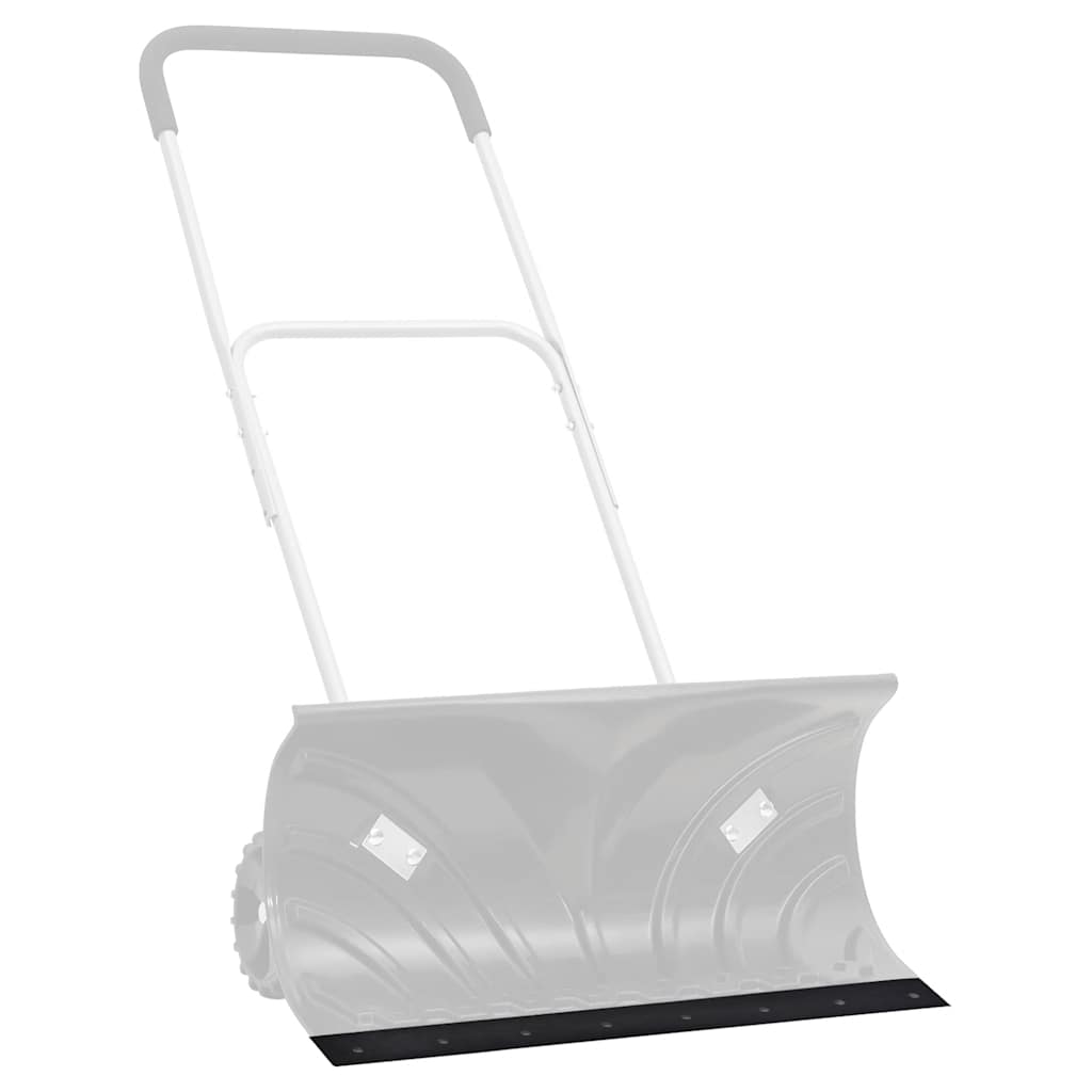 Borda de borracha para limpa-neves 120x15x2 cm preto