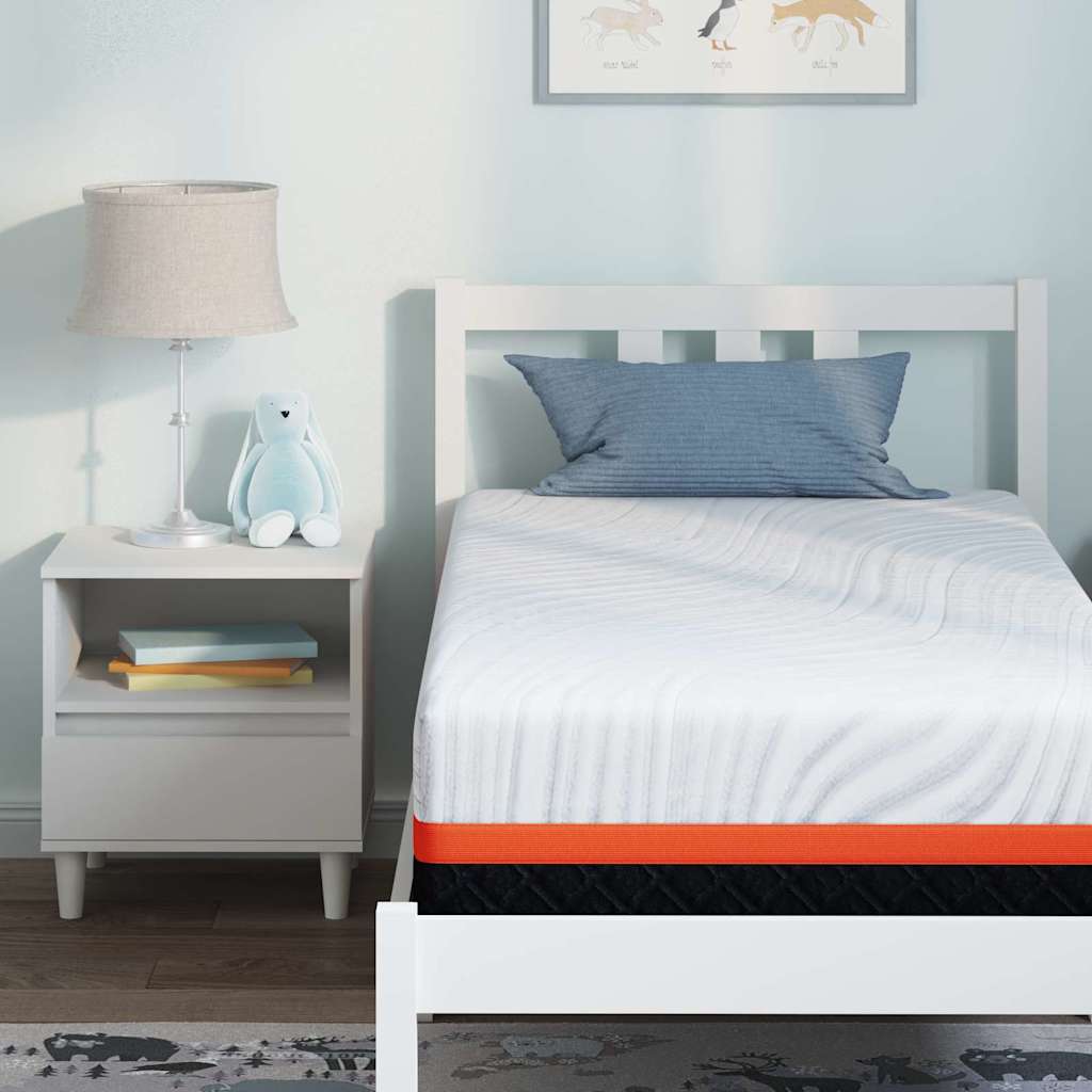 Colchão Branco, Cinza 80 x 160 cm Espuma