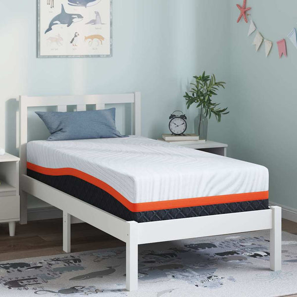 Colchão Branco, Cinza 80 x 160 cm Espuma
