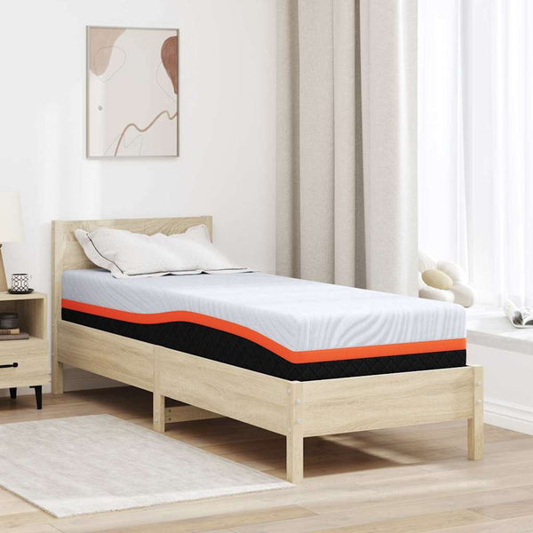 Colchão Branco, Cinza 80 x 200 cm Espuma