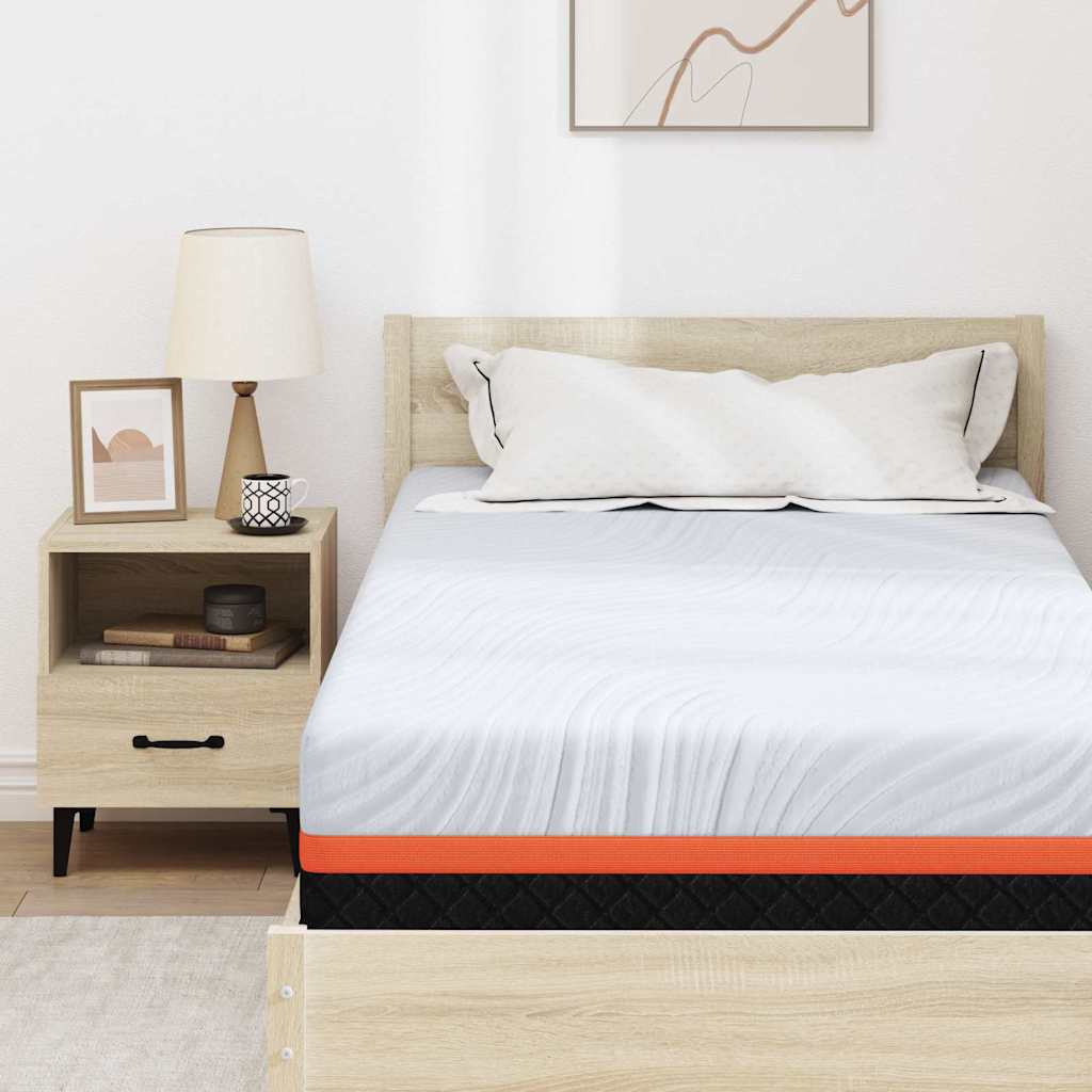 Colchão Branco, Cinza 100 x 200 cm Espuma