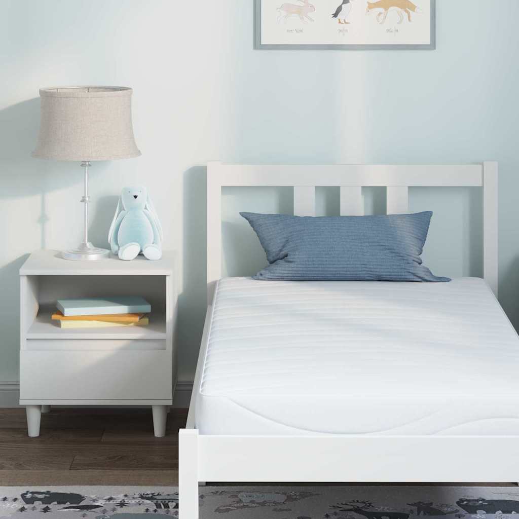 Colchão Branco 80 x 160 cm Espuma