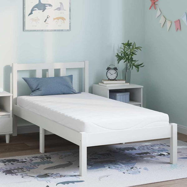 Colchão Branco 80 x 160 cm Espuma