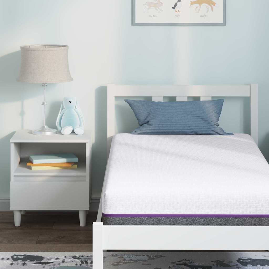 Colchão Branco, Cinza 80 x 160 cm Espuma